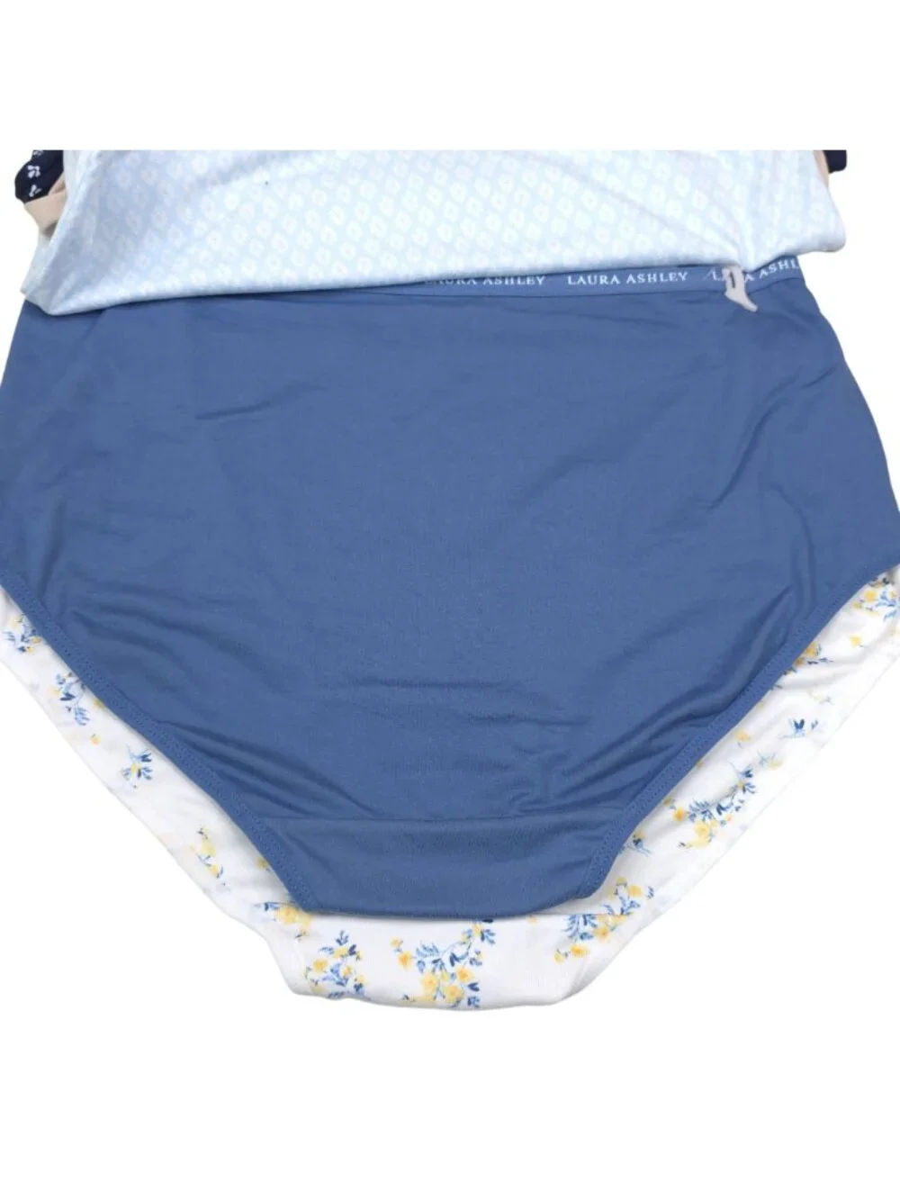 Laura Ashley Womens Size 2X 5-Pack Panties Briefs Super Soft Polyester Spandex